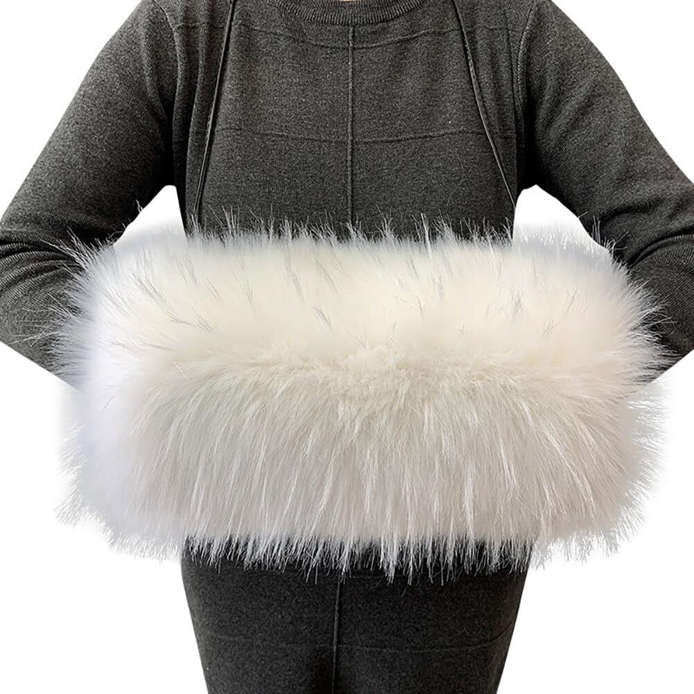 Fluffy MUNGTAENGI WINTERセット Amazon.com: Surakey Faux Fur Hand Muffs Women Winter Warmer Fuzzy